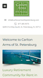 Mobile Screenshot of carltonarmsofstpetersburg.com